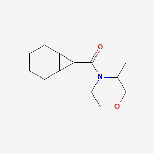 7-Bicyclo[4.1.0]heptanyl-(3,5-dimethylmorpholin-4-yl)methanone