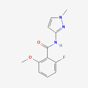 2-fluoro-6-methoxy-N-(1-methylpyrazol-3-yl)benzamide