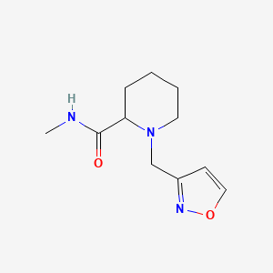 N-methyl-1-(1,2-oxazol-3-ylmethyl)piperidine-2-carboxamide