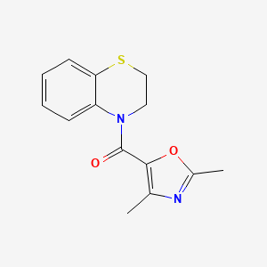 2,3-Dihydro-1,4-benzothiazin-4-yl-(2,4-dimethyl-1,3-oxazol-5-yl)methanone