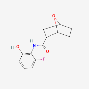 N-(2-fluoro-6-hydroxyphenyl)-7-oxabicyclo[2.2.1]heptane-2-carboxamide