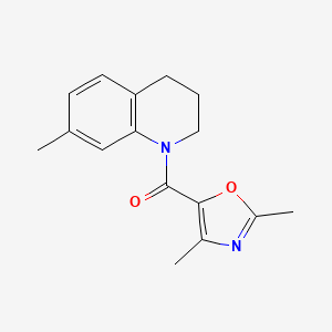 (2,4-dimethyl-1,3-oxazol-5-yl)-(7-methyl-3,4-dihydro-2H-quinolin-1-yl)methanone