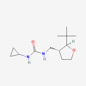 1-[[(2S,3R)-2-tert-butyloxolan-3-yl]methyl]-3-cyclopropylurea