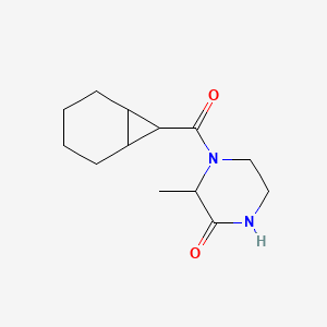 4-(Bicyclo[4.1.0]heptane-7-carbonyl)-3-methylpiperazin-2-one