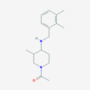 1-[4-[(2,3-Dimethylphenyl)methylamino]-3-methylpiperidin-1-yl]ethanone