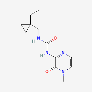 1-[(1-Ethylcyclopropyl)methyl]-3-(4-methyl-3-oxopyrazin-2-yl)urea