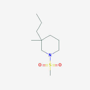 3-Methyl-1-methylsulfonyl-3-propylpiperidine