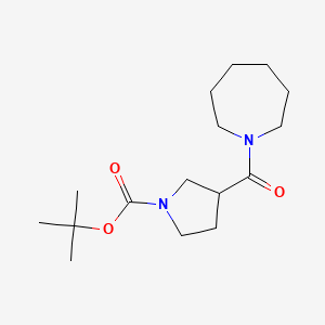 Tert-butyl 3-(azepane-1-carbonyl)pyrrolidine-1-carboxylate