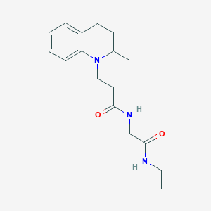 N-[2-(ethylamino)-2-oxoethyl]-3-(2-methyl-3,4-dihydro-2H-quinolin-1-yl)propanamide