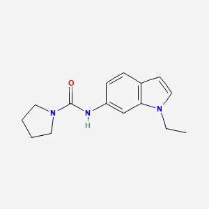 N-(1-ethylindol-6-yl)pyrrolidine-1-carboxamide