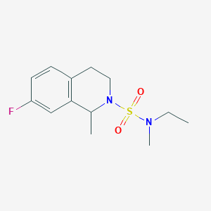 N-ethyl-7-fluoro-N,1-dimethyl-3,4-dihydro-1H-isoquinoline-2-sulfonamide