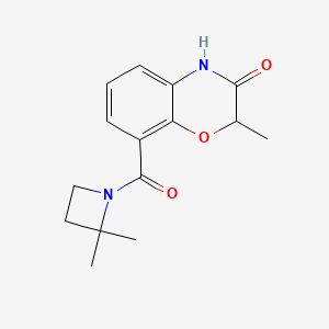 8-(2,2-dimethylazetidine-1-carbonyl)-2-methyl-4H-1,4-benzoxazin-3-one