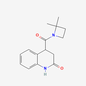 4-(2,2-dimethylazetidine-1-carbonyl)-3,4-dihydro-1H-quinolin-2-one