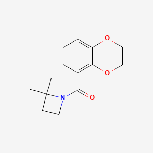 2,3-Dihydro-1,4-benzodioxin-5-yl-(2,2-dimethylazetidin-1-yl)methanone