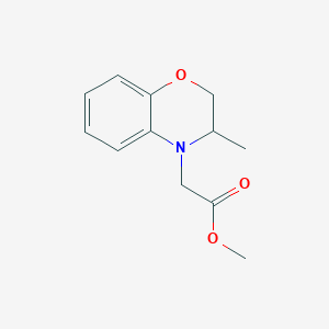 Methyl 2-(3-methyl-2,3-dihydro-1,4-benzoxazin-4-yl)acetate