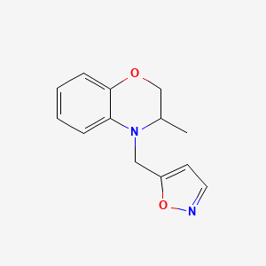 3-Methyl-4-(1,2-oxazol-5-ylmethyl)-2,3-dihydro-1,4-benzoxazine