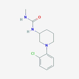 1-[1-(2-Chlorophenyl)piperidin-3-yl]-3-methylurea