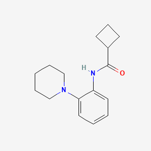 N-(2-piperidin-1-ylphenyl)cyclobutanecarboxamide