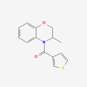 (3-Methyl-2,3-dihydro-1,4-benzoxazin-4-yl)-thiophen-3-ylmethanone