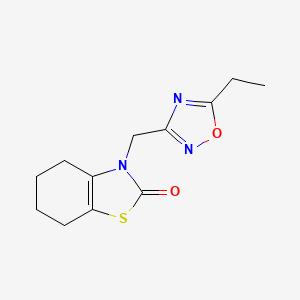 3-[(5-Ethyl-1,2,4-oxadiazol-3-yl)methyl]-4,5,6,7-tetrahydro-1,3-benzothiazol-2-one