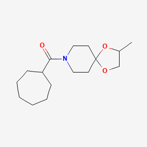 Cycloheptyl-(3-methyl-1,4-dioxa-8-azaspiro[4.5]decan-8-yl)methanone