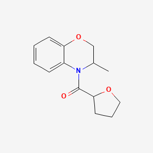 (3-Methyl-2,3-dihydro-1,4-benzoxazin-4-yl)-(oxolan-2-yl)methanone