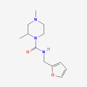 N-(furan-2-ylmethyl)-2,4-dimethylpiperazine-1-carboxamide