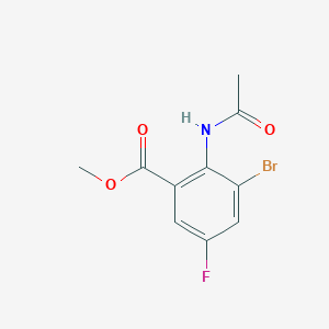 Methyl 2-acetamido-3-bromo-5-fluorobenzoate