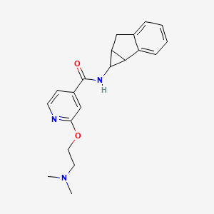 N-(1,1a,6,6a-tetrahydrocyclopropa[a]inden-1-yl)-2-[2-(dimethylamino)ethoxy]pyridine-4-carboxamide