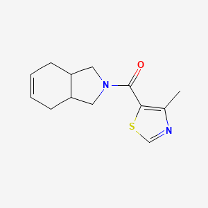 1,3,3a,4,7,7a-Hexahydroisoindol-2-yl-(4-methyl-1,3-thiazol-5-yl)methanone