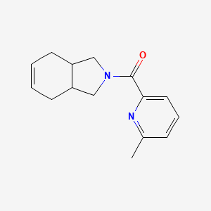 1,3,3a,4,7,7a-Hexahydroisoindol-2-yl-(6-methylpyridin-2-yl)methanone