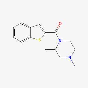 1-Benzothiophen-2-yl-(2,4-dimethylpiperazin-1-yl)methanone