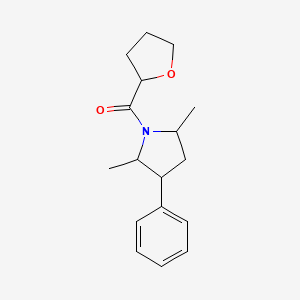 (2,5-Dimethyl-3-phenylpyrrolidin-1-yl)-(oxolan-2-yl)methanone