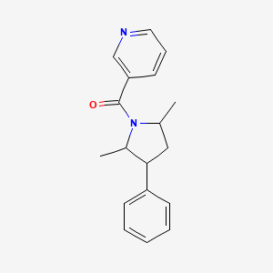 (2,5-Dimethyl-3-phenylpyrrolidin-1-yl)-pyridin-3-ylmethanone