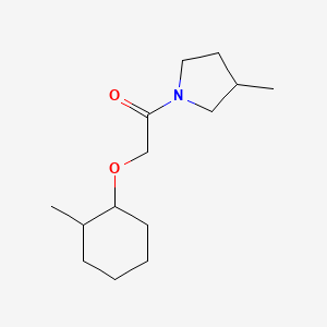 2-(2-Methylcyclohexyl)oxy-1-(3-methylpyrrolidin-1-yl)ethanone