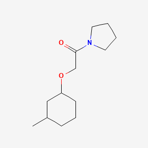 2-(3-Methylcyclohexyl)oxy-1-pyrrolidin-1-ylethanone