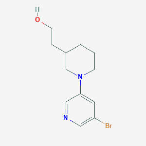 2-[1-(5-Bromopyridin-3-yl)piperidin-3-yl]ethanol