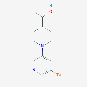 1-[1-(5-Bromopyridin-3-yl)piperidin-4-yl]ethanol