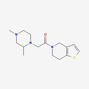 1-(6,7-dihydro-4H-thieno[3,2-c]pyridin-5-yl)-2-(2,4-dimethylpiperazin-1-yl)ethanone