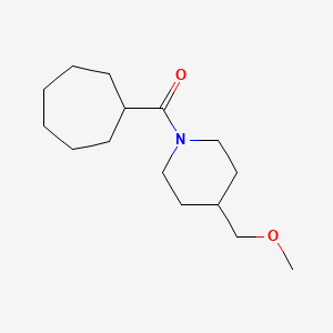 Cycloheptyl-[4-(methoxymethyl)piperidin-1-yl]methanone