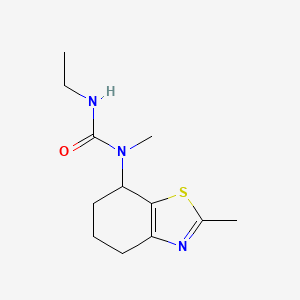 3-Ethyl-1-methyl-1-(2-methyl-4,5,6,7-tetrahydro-1,3-benzothiazol-7-yl)urea