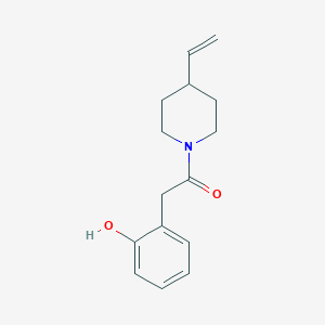 1-(4-Ethenylpiperidin-1-yl)-2-(2-hydroxyphenyl)ethanone