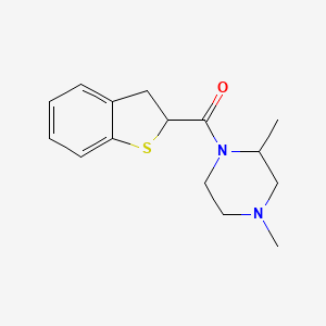 2,3-Dihydro-1-benzothiophen-2-yl-(2,4-dimethylpiperazin-1-yl)methanone