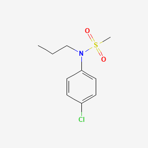 N-(4-Chlorophenyl)-N-propylmethanesulfonamide