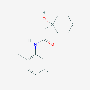 N-(5-fluoro-2-methylphenyl)-2-(1-hydroxycyclohexyl)acetamide