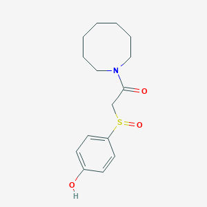 1-(Azocan-1-yl)-2-(4-hydroxyphenyl)sulfinylethanone