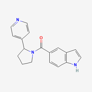 1H-indol-5-yl-(2-pyridin-4-ylpyrrolidin-1-yl)methanone