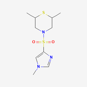 2,6-Dimethyl-4-(1-methylimidazol-4-yl)sulfonylthiomorpholine