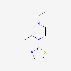 2-(4-Ethyl-2-methylpiperazin-1-yl)-1,3-thiazole