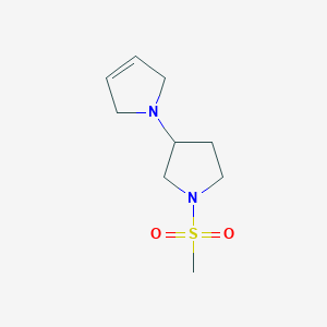 1-(1-Methylsulfonylpyrrolidin-3-yl)-2,5-dihydropyrrole